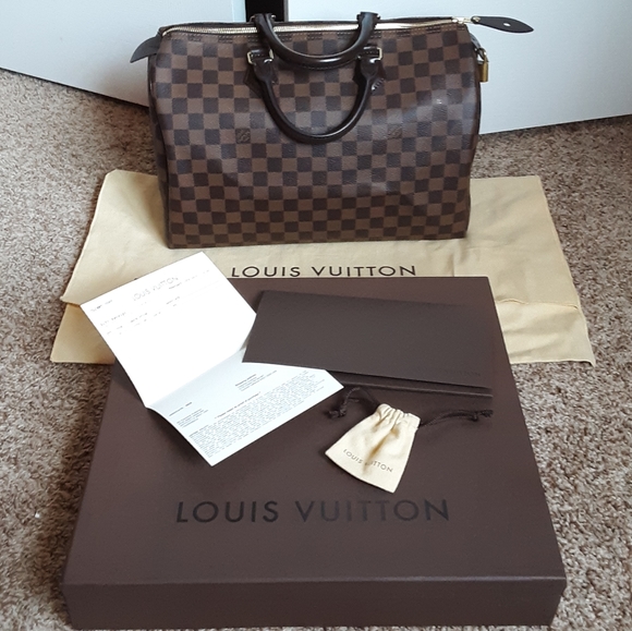 ❤TRADED❤ Louis Vuitton DE Speedy 35 - Picture 3 of 16